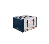 Tower Cavaletto 4-Slice Toaster - Midnight Blue Blue