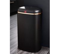 Tower Cavaletto 58L Sensor Bin Black/Rose Gold Household Kitchen Bin Auto Lid