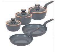 5pc Pan Set By Tower T800232GRY Cavaletto 16/18/20cm & 24/28cm Grey