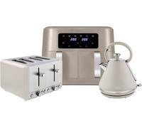 Tower Cavaletto EEJB249 Air Fryer, Kettle & Toaster Bundle - Latte, Cream