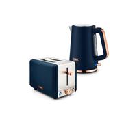 Tower Cavaletto Jug Kettle, 2 Slice Toaster In Navy Navy