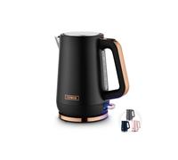 Tower Cavaletto 1.7L Jug Kettle with 3KW Rapid Boil, 360° Swivel Base, Removable Filter, Water Gauge, Stainless Steel Body, Illuminated Switch, Rose Gold & Black, T10100RG