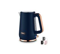 Tower Cavaletto 1.7L Jug Kettle with 3KW Rapid Boil, 360° Swivel Base, Removable Filter, Water Gauge, Stainless Steel Body, Illuminated Switch, Midnight Blue, T10100MNB
