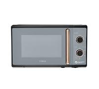 Tower Cavaletto Manual Microwave with 5 Power Levels & 35 Minute Timer, 800W, 20L, Black & Rose Gold, T24038RG