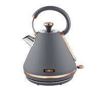Tower Cavaletto 1.7L Pyramid Kettle - Grey &Amp; Rose Gold One Colour
