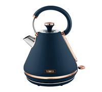 Cavaletto 1.7L 3kW Pyramid Midnight BLUE & Rose Gold Kettle