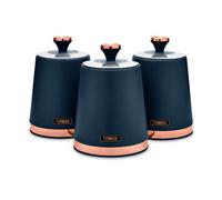 Tower Cavaletto Set Of 3 Canisters Midnight Blue