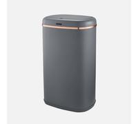 Tower Cavaletto Square Sensor Bin, 58L, Grey and Rose Gold T838010GRY