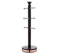 Tower Cavaletto Stainless Steel 6 Cup Mug Tree Rose