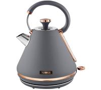 Tower Cavaletto 1.7L Pyramid Kettle - Grey &Amp; Rose Gold One Colour