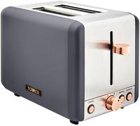 Tower Cavaletto 2-Slice Toaster - Grey &Amp; Rose Gold One Colour