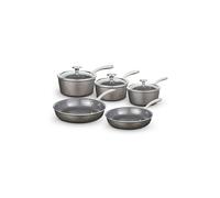 Tower Cerastone Pro Cookware Set, 5 Piece, Oven Safe Non-Stick Aluminium in Metallics Tower Metallics