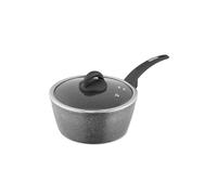 Tower Cerastone Saucepan, 22cm, Induction Safe, Non-Stick, Graphite T81219 in Black Tower Black