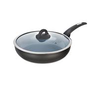 Tower Cerasure 28 cm Multi-Pan with Aluminium Body with Stay Cool Ergonomic Phenolic Handles, Non-Stick, Graphite