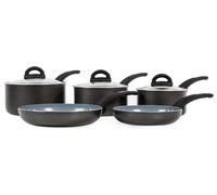 Tower T80303 Cerasure 5 Piece Pan Set with Non-Stick Coating, Suitable for all Hob Types Including Induction, Graphite