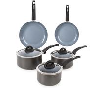 Tower T80303 Cerasure 5 Piece Pan Set with Non-Stick Coating, Suitable for all Hob Types Including Induction, Graphite