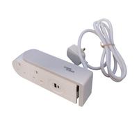 Tower Clip On White 13A 2 Socket Extension Lead With Usb, 1.5M