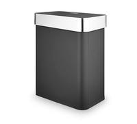 Tower Compact Sensor Bin, Large 60L, Hands Free Opening, Automatic Close, Retaining Ring, Black