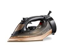 Tower Cordless Steam Iron, 2800W, Black & Gold | Corded or cordless use, Fast recharge base, 170g steam boost, Ceramic soleplate, 360ml tank, T22022GLD
