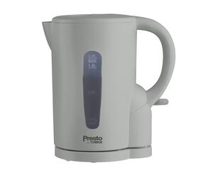 Tower Cordless Jug Kettle, PRESTO Range PT10053GRY 1.7L 2200W in Grey