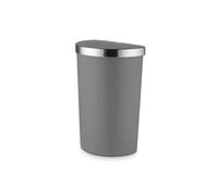 Swan Tower Sensor Bin 50L – Battery operated, PP Body, Liner Retainer, Grey w/ Stainless Steel Trim