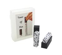 Tower Dice Multiplication Magic Trick - PVC Close-Up Illusion Set for Kids and Beginners, 7.3x9.8cm