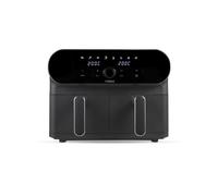Tower Dual Air Fryer, 8-In-1 Vortx 10.4L, 2 X 5.2L 1700W, T17138, In Graphite In Grey Grey
