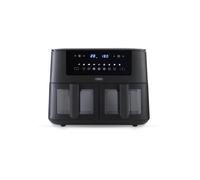 Tower T17151 Vortx Dual Basket Air Fryer with Vizion Viewing Windows, 9 Preset Functions, 8L, 3040W, Black