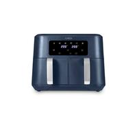 Tower T17137CMNB Vortx 8.5L Dual Basket Air Fryer with Dual Cook Function, 2400W, Midnight Blue & Chrome
