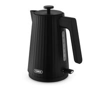 Tower EcoForm 1.7L 3KW Kettle, Made from Recycled Plastic, Rapid Boil Technology, Removable Filter, 360° Swivel Base, Black, T10105BLK