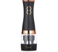 Tower Electric Duo Salt Pepper Mills Battery Operated Black/Rose gold T847004BLK