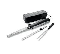 Tower Electric Knife with One Touch Operation, Ergonomic Design and Storage Case, 120W, Black, 1 Pack, T19028