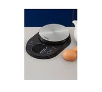 Tower Kitchen Scales, Digital Scales with Zero Weigh Function, Black, 14.77 x 22.27 x 3.85 cm