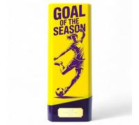Tower Elite Football Position & Performance Awards Trophy - Defender, Striker, Goalkeeper & Most Improved - Heavyweight Neon, 4 Colours with Engraving Included (Female Goal of the Season)