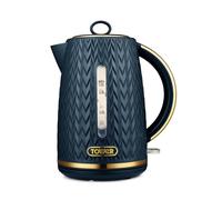 Tower Empire 1.7L 3KW Jug Kettle in Midnight Blue with Brass Accents T10052MNB