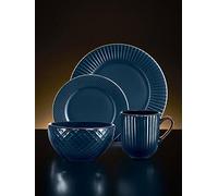 Tower Empire 16-Piece Dinner Set In Blue Blue