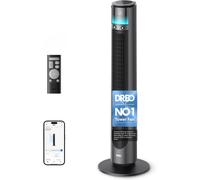 Tower Fan 107cm Blows COLD AIR Floor Free Standing Digital Osc Remote Wifi Alexa