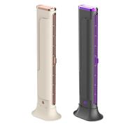 Tower Fan - ABS Electronic Components 10.9 x 7.9 x 38.5 cm | Air Circulator USB Powered 5W DC5V 800mA | Slim AC Fan, Personal Cooling Fan, Vertical Desk Fan O