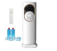 Tower Fan, Evaporative Air Cooler with Heating and Cooling, 180° Oscillation, Remote Control, 4L Water Tank, 3 Speed Settings air conditioner for Office andd Bedroom