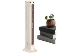 Tower Fan For Bedroom - 20dB 28ft/s High Velocity Ultra Quiet Standing Fan - 8 Speeds 4 Modes 12H Timer 90° Bladeless Oscillating Standing Fans - For Room Sleep, Home, Office Indoor