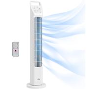 Tower Fan Remote Control Portable Slim Pedestal Timer Air Cooler Oscillating