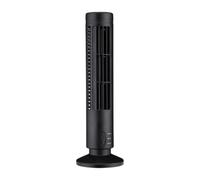 Tower Fan, Standing Fans, Portable Fan Conditioner, 3 Speed Settings & 3 Mode Settings Simulates Natural Wind, Bring Cool and Soothing Feel, USB Charging,Suitable for Home Offices and Bedrooms (Black)
