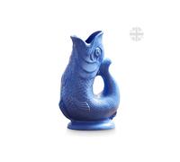 Tower Fish Jug, Handcrafted From Earthenware, Iconic Uk Heritage, Made In Stoke-On-Trent, 1.2L, Sea Blue Blue 1 Pack