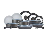 Tower Freedom Stackable Cookware Set, 13 Piece, Ceramic Non-Stick, Grey T800200