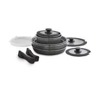 13-Piece Freedom Cookware Set with Detachable Handles Grey
