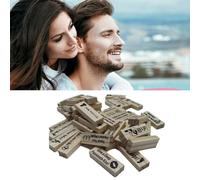 Tower Games for Adults, Super Naughty Block Tower Games, Tumbling Wooden Towers Stacking Block for Couples Date Night Ideas for Valentine Lover Drunking Games (48pcs)