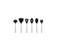 Good Food in Partnership with TOWER GF832252 Create Delicious Meals for The Whole Family Using This Versatile 6 Piece Utensil Set, Silicone, Stainless Steel, Black
