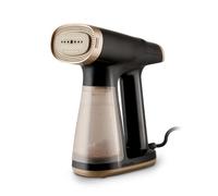 Tower HaloSteam Garment Steamer with Halo360 Suction, 1300-1550W | Transparent 180ml water tank, Fast heat-up with continuous steam to smooth creases across a range of fabrics, T22041BLK