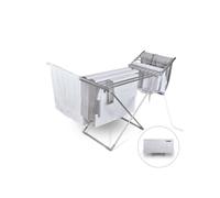 Tower T25003 Heated Winged Airer with Cover Silver