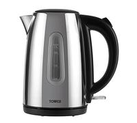 Tower T10015P Infinity Rapid Boil Jug Kettle, 3000 W, 1.7 Litre, Stainless Steel